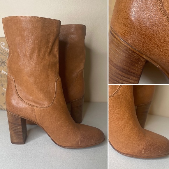 Free People Dakota Nappa Leather Boots EU38/US8 - Picture 6 of 16